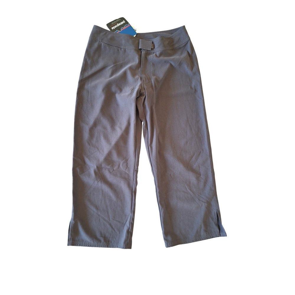 Patagonia Womens 4 Gray Crop Pants Hiking Outdoor Performance Capri New